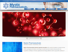 Tablet Screenshot of mysticpharmaceuticals.com